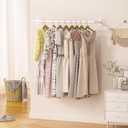 ERYTLLY Industrial Pipe Wall Mounted Clothes Rack,38 Inches Heavy Duty Detachable Garment Rack,Multi-purpose Hanging Rod for Closet,White