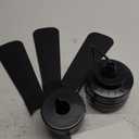 Ceiling Fans with Lights,36" LED Fan Light Hanging with Hook,Plug in Ceiling Fan Light,Hook Type Ceiling Fan,40W,3000-6500k,Remote Control,Portable Fan for Camping Bed,Patios,(Black)