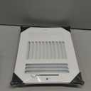 HVAC Premium 8x6 Duct Opening 3-Way AIR Supply Grille - Vent Cover & Diffuser - Flat Stamped Face - White [Outer Dimensions: 9.75"w X 7.75"h]