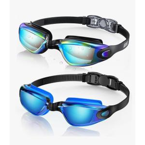 Aegend Swim Goggles, 2 Pack Swimming Goggles No Leaking Adult Men Women Youth