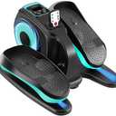 Amazon.com : Rollingsurfer Under Desk Elliptical Machine, Electric Leg Exerciser for Seniors, Compact Seated Pedal Exerciser, Portable Elliptical Trainer with Remote and Non-Slip Pedals for Teens Adults : Sports & Outdoors