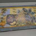 Textured Slate Blue 12x24 Picture Frame with Gold Inner Trim