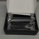 Ravinte Hardware 20 Pack Black Cabinet Handles, 5.9 Inch (150mm) Finger Edge Pulls, 5 Inch Hole Center, Finger Pulls for Cabinets