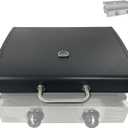 Upgrade Hinged Lid for Blackstone 1666 22 Inch Omnivore Griddle (2024 Model), Griddle Hard Cover Flat Top Lid for Blackstone 22" Griddle Lid 1666 2203 2205 for Blackstone Tabletop Griddle Hood