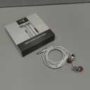 in Ear Wired Earbuds, Wired Headphones with Microphone, 3.5mm Corded Earphones with in Line Volume Controller, Whit