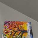 Blueforest Tree of Life 1000 Piece Puzzle for Adults  Stained Glass Mosaic Jigsaw Puzzle, Vibrant Impossible Challenging Puzzle with Letters on Back, Wall Art Decor