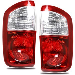 Tail Light Compatible With 2004 2005 2006 Toyota Tundra Rear Light Taillights Pair Left and Right Driver and Passenge Side Replace TO2800153 815600C040 TO2801153 815500C040
