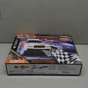 Slot Car Race Track Sets with 4 Slot Cars, Electric Race Car Track Include Slope Circular Overpass Track, Dual Racing Game Featuring Flash Bridge and Pendulum, Gifts Toys for Boys Kids Age 6 7 8-12