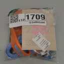 rabbitgoo Dog Harness Small Sized and Leash Set, Step in Soft Light Puppy Vest, Breathable Mesh Pet Harness, Reflective for Safe Easy Walking, Blue & Orange XS (XS (Chest: 13.3 - 15.5"))