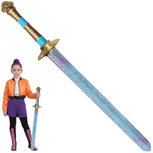 Fasmium 31.5" Sword Weapons for Hunters Costume - Anime Outfit Accessories Movie Cosplay Prop Korea Pop Gifts for Adult & Kids