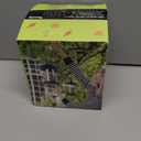 Metal Roof Bird Feeder for Outdoors - 360 Feeding Perch, Green