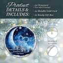 2 x Memorial Ornament 2025  The Sky Looks Different When You Have Someone You Love Up There  Bereavement Sympathy Keepsake Ornament for Loss of Loved One, Remembrance Gift for Family & Friends