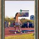 12x16 Ornate Picture Frame for Plants Flower Art Prints Drawings, 16x12 Decorative Photo Frames Gallery Home Office Decor (Blue Gold)