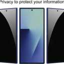 2 Pack Privacy Screen Protector for Samsung Galaxy Z Fold 7 Anti-spy Tempered Glass Flim 2 Pack Camera Lens Protector Accessories