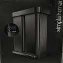 Simplehuman 58 Liter / 15.3 Gallon Rectangular Dual Compartment Recycling Step, Brushed Stainless Steel with Soft-Close Plastic Lid Kitchen Trash Can