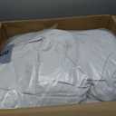Bedsure Queen Comforter Set - Grayish White Soft Bedding for All Seasons, Cationic Dyed Bed Set, 3 Pieces, 1 Queen Size Comforter (90"x90") and 2 Pillow Shams (20"x26"+2")