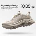 NORTIV 8 Women's Quick Laces Hiking Shoes Lightweight Walking Outdoors Trekking Trails Camping Casual Sneakers,Size 11,Khaki,SNHS242W