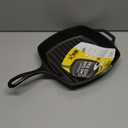 Lodge Cast Iron Grill Pan, Square, 10.5 Inch