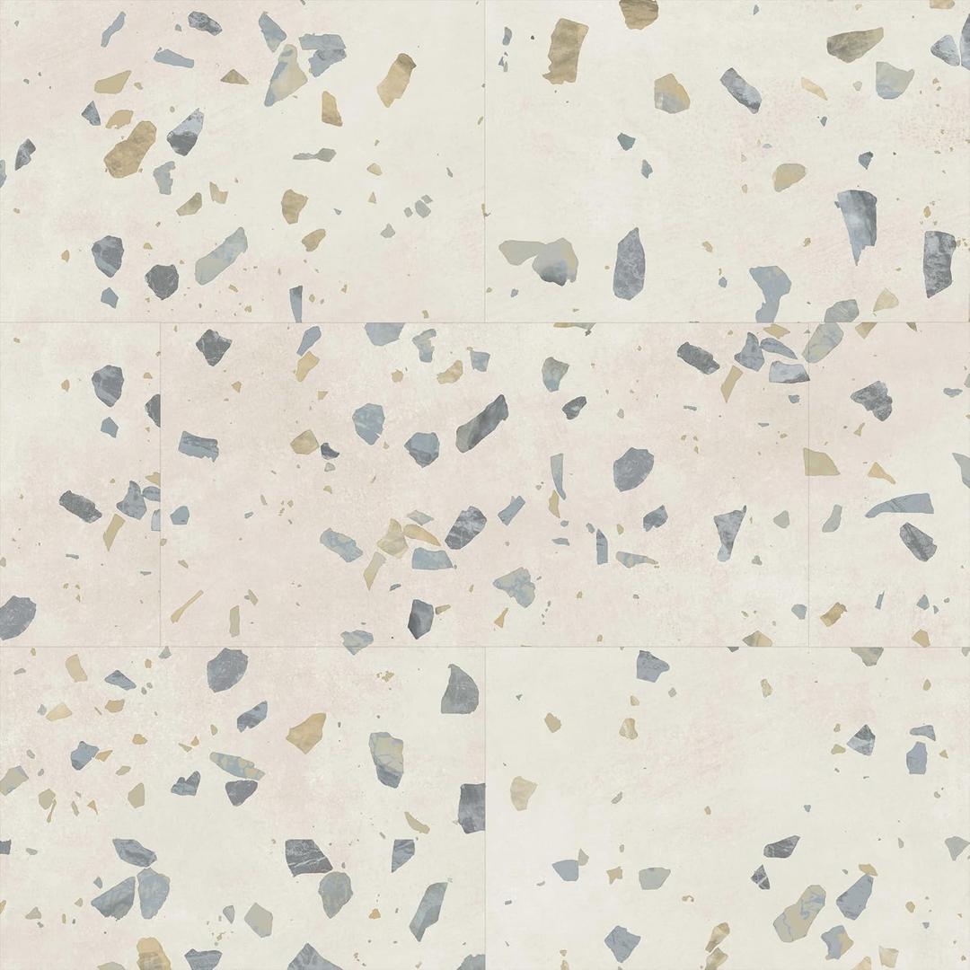 Allure Ultima Parfait Terrazzo Waterproof Luxury Vinyl Tile Flooring, 23.56 sq ft., 1 Case, 12mil Wear Layer, Click Lock Install, 12in x 24in Tiles