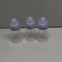 Lansinoh Anti-Colic Baby Bottles, BPA-Free Plastic, 8 Ounces, 3 Count, Medium Flow Nipples (Size M), Breastfeeding Bottle with NaturalWave Design
