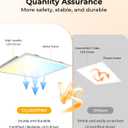 2x2 LED Flat Panel Light 2 Pack, Drop Ceiling Light for Office, Dimmable LED Ceiling Light, Selectable 20W/25W/30W/35W/40W, 3000K/3500K/4000K/5000K/6300K, ETL Listed