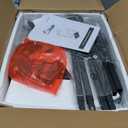 Furologee Kitchen Bakers Rack, Microwave Stand with Storage 4 Tiers, Coffee Bar Station with 6 S Hooks and Pegboard, Kitchen Shelves Rack for Spices, Pots, Black Oak