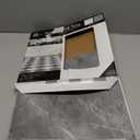 FloorPops x Chris Loves Julia 12-in by 12-in Bonneville Grey & White Marble Peel & Stick Floor Tiles, FP4421 (Gray)