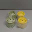 Round Ice Cube Molds Set of 4,Make 2.4 Inch Spherelce ice for Whiskey, Cocktails and Drinks.ice cubes trays for freezer,Stackable Easy Release Ice Cube tray, Spherical Ice Makers,2 Colours