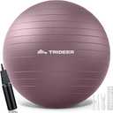 Trideer Yoga Ball – Anti-Burst Exercise Ball for Pregnancy, Office, Birthing, Stretching & Core Workout – Home Gym & Therapy , Large