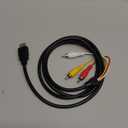 HDMI to RCA Cable, 1080P 5ft/1.5m HDMI Male to 3-RCA Video Audio AV Cable Connector Adapter Transmitter for TV HDTV DVD(NO Signal Conversion Function)