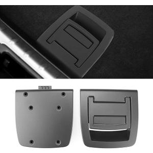 Jaronx Compatible with BMW Trunk Mat Carpet Handle for 5'E60/F07/F11 2003-2016, X5 E70/F15 2006-2018, X6 E71/F16 2007-2019, Rear Trunk Mat Floor Carpet Handle Repalcement (Without Locking Function) (Black)