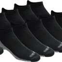 Dickies Men's Dri-Tech Moisture Control No Show/ Low Cut Socks, Black (12 Pairs), X-Large