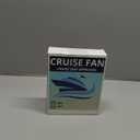 Cruise Fan Cabin Approved - Magnetic Hook Included To Hang On Walls - Portable USB Rechargeable & Plug-In, Timer Function & 5-Speed Adjustable, White Noise, Long Battery Life, Perfect for 2026 Cruises (Black)