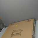 Smart FENDEE Bamboo Luggage Rack Fully Assembled, Walnut Folding Suitcase Stand with Shoe Shelf, Heavy-Duty Luggage Holder for Guest Room Must Haves, Bedroom, Hotel (1 Pack)