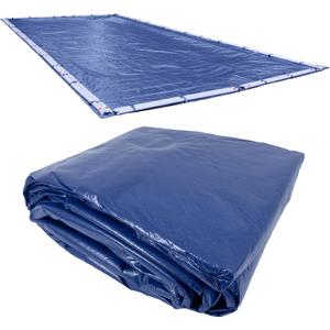 Robelle 18 x 40 ft Professional Supreme Blue Pool Cover for Inground Pools | Blue Winter Cover, 5 ft Overlap (23 x 45ft Cover Size), Solid 12 x 12 Scrim, 3.7 oz/yd2