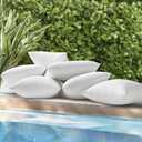 MIULEE Pack of 4 12x20 Inch Outdoor Pillow Inserts Waterproof Decorative Throw Pillow Insert, Rectangle Lumbar Garden Pillow Form for Patio Sofa Couch