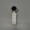 PlayHot Portable Handheld Turbo Fan, 5 Gear Wind, Battery Operated, Up to 12 Working Hours, 3 IN 1 Hand Fans with Air Turbo Tech Cooling Fan for Outdoor Activities, Travel, Beach (White)