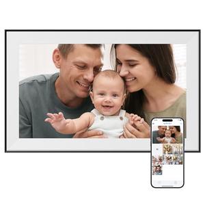 Dragon Touch Digital Picture Frame - 15.6 Inch WiFi Large Digital Photo Frame with 32GB Storage, FHD Touch Screen, Easy Setup to Share Photos or Videos Remotely via Vphoto App from Anywhere