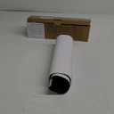 12 Inch x 5ft x 30mil Extra Large Adhesive Magnetic Sheet Roll Not Printable Adhesive Backing Cut and Customize Flexible Sheet Blank White Surface Magnetic Sign for Craft Photo Craft, Glossy