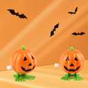 The Dreidel Company Halloween Pumpkin Wind-Up Toys, Birthday Party Favors, Novelty Toys for Boys and Girls, 2" Inches (48-Pack)