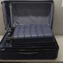 OLIXIS 3-Piece Luggage Set, Carry On Suitcases with Spinner Wheels, Expandable Travel Luggage with TSA Approved Lock & ABS Hard Shell, Blue(20/24/28 Inch)