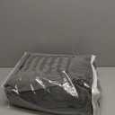 H.VERSAILTEX 4 Pieces Thick Velvet Sofa Covers Couch Covers for 3 Cushion Couch Sofa High Stretch Slipcovers Furniture Protector Form Fit Luxury Couch Cover for Dogs Width Up to 90 Inch(Sofa,Grey)