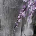 Large Purple Wall Art Decor for Living Room Bedroom Framed Black and White Seascape Full Moon Purple Flower Painting Canvas Picture Modern Hand-Painted Plum Blossom Artwork for Home Office, 58L" x 29W"