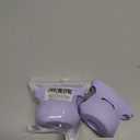 4 Pack Silicone Sleeves for Avent Natural Glass Baby Bottles, Anti Breakage Baby Bottle Holder, Compatible with Philips Avent Glass Natural Baby Bottle, BPA Free (Purple, 4 OZ)