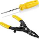 Sprinkler Head Adjustment Tool Set Compatible with RainBird 1800/5000 Series MP PGP Sprinkler Heads Pull Up Tools, Screwdriver Rotor Adjustment Tool for Lawn Irrigation System Repair