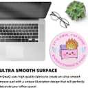 2 Pack Classic Dumpster on Fire Small Mouse Pad, Cute Funny Round Mousepad with Non-Slip Rubber Base, This is Fine Mouse Pads for Desk Accessories Laptop Gaming Office Supplies Decor(8.6 x 8.6 Inch)