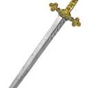 Crusader Knight Toy Sword,27.5" Plastics Sword Medieval Warrior Costume Accessories for Halloween Cosplay LARP,Props