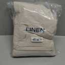 LBRO2M 100% France Linen Duvet Cover Set 3 Pcs Natural Flax Duvet Cover Set 2 Pillowcase 1 Duvet Cover with Zipper (Linen Queen)