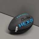 BadenJr Football Hex - Black/Gray/Blue, Jr 