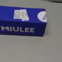 MIULEE Sheer Window Scarf Valance Voile Topper Long Window Treatment, Wedding Arch Drapes for Ceremony Canopy Bed, Swag Curtain Scarf Decoration One Panel, 54 x 144 Inches Long, Dark Grey